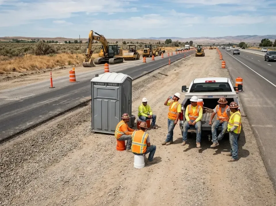 highway-road-construction-crew-007 — frequently asked questions, Porta Potty and Restroom Rentals in Weston, FL